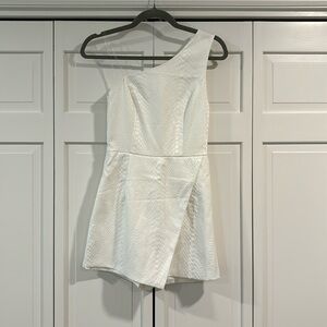 NWT Pants Store one shoulder romper
